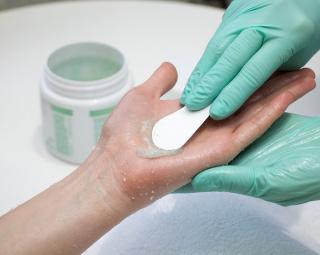 Peeling rukou